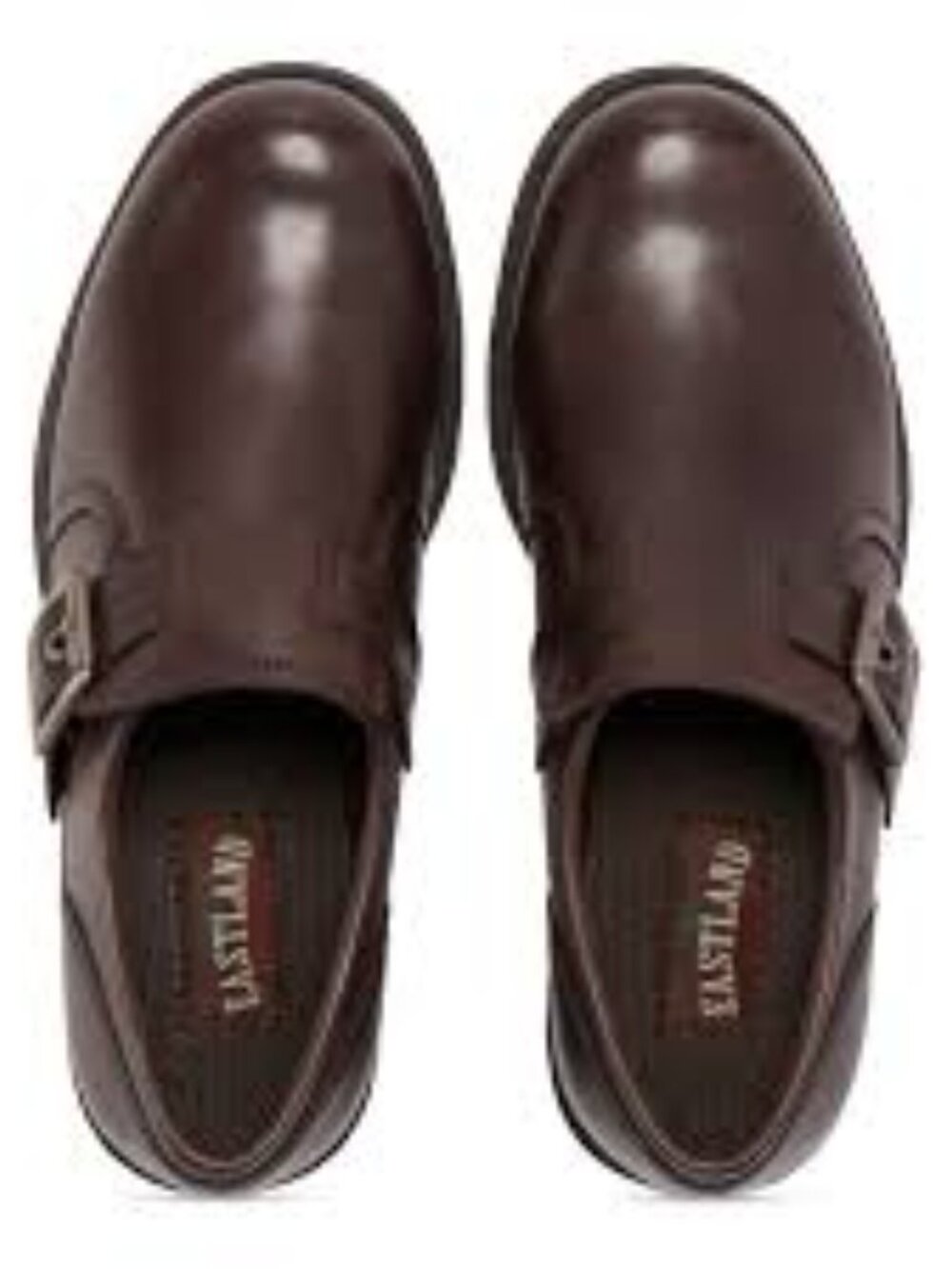Eastland Open Road Leather Slip-On Dress Shoes in Dark Brown - Picture 13 of 13